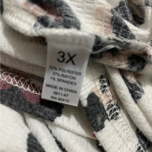 Nicole miller New York womens double Vneck leopard pullover midi dress3X… - Picture 9 of 10